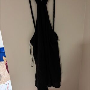 By Anthropology Black Swim Coverup with Classic Design